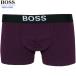  наружная коробка повреждение иметь BOSS / HUGO BOSS боксеры Hugo Boss мужской нижнее белье бренд модный Identity хлопок mo Dahl стрейч фиолетовый 040724 бесплатная доставка 