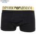  новый старый товар Emporio Armani боксеры EMPORIO ARMANI 32%OFF мужской бренд автомобиль i колено Logo стрейч хлопок чёрный 1806BF бесплатная доставка 