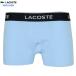  наружная коробка повреждение иметь Lacoste боксеры LACOSTE мужской нижнее белье бренд модный одноцветный хлопок стрейч TRUNK бледно-голубой 040724 бесплатная доставка 