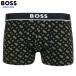  новый старый товар BOSS боксеры Hugo Boss 25%OFF мужской бренд 24PRINT "B" Logo хлопок стрейч хаки 0703BE бесплатная доставка 