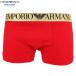 новый старый товар Emporio Armani боксеры EMPORIO ARMANI 32%OFF мужской бренд автомобиль i колено Logo стрейч хлопок красный 1806BF бесплатная доставка 