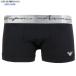 коробка нет Emporio Armani боксеры EMPORIO ARMANI мужской бренд signature Logo soft mo Dahl чёрный 1007BE бесплатная доставка 