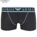  коробка нет Emporio Armani боксеры EMPORIO ARMANI мужской бренд талия Logo микроволокно чёрный 0307BE бесплатная доставка 