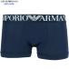  коробка нет Emporio Armani боксеры EMPORIO ARMANI мужской бренд талия Logo soft mo Dahl темно-синий 1007BE бесплатная доставка 