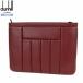  новый старый товар Dunhill клатч dunhill 81%OFF мужской бренд Италия производства легкий натуральная кожа Concourse Zip ручная сумочка красный 2107BA бесплатная доставка 