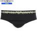  коробка нет EMPORIO ARMANI Emporio Armani талия Logo хлопок стрейч Brief брюки чёрный 23/3/2 090323 бесплатная доставка 