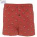  наружная коробка повреждение иметь Paul Smith трусы брюки Paul Smith мужской бренд "Zebra" принт TRUNKS красный 3110BE бесплатная доставка 