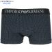  коробка нет Emporio Armani боксеры EMPORIO ARMANI мужской бренд CLASSIC PATTERN MIX хлопок стрейч уголь 190924 бесплатная доставка 