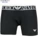  коробка нет Emporio Armani боксеры EMPORIO ARMANI мужской бренд one отметка Logo хлопок стрейч чёрный 260924 бесплатная доставка 