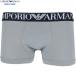  коробка нет Emporio Armani боксеры EMPORIO ARMANI мужской бренд талия Logo mo Dahl стрейч серый 031024 бесплатная доставка 