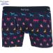  наружная коробка повреждение иметь Paul Smith боксеры Paul Smith мужской бренд "Dogs" Short SHORT BOXER темно-синий 311024 бесплатная доставка 