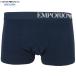  коробка нет Emporio Armani боксеры EMPORIO ARMANI мужской бренд soft Touch искусственный шелк стрейч темно-синий 2301BF бесплатная доставка 