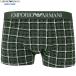  коробка нет Emporio Armani боксеры EMPORIO ARMANI мужской бренд CLASSIC PATTERN MIX хлопок стрейч хаки 2301BF бесплатная доставка 