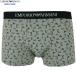  коробка нет Emporio Armani боксеры EMPORIO ARMANI мужской бренд ALL OVER LOGO чистый хлопок зеленый 2301BF бесплатная доставка 