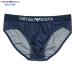  коробка нет Emporio Armani Brief брюки EMPORIO ARMANI мужской бренд талия Logo стрейч темно-синий 1206BE бесплатная доставка 