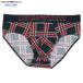  коробка нет Emporio Armani Brief брюки EMPORIO ARMANI мужской бренд tartan проверка хлопок стрейч красный 1206BE бесплатная доставка 