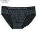  коробка нет Emporio Armani Brief брюки EMPORIO ARMANI мужской бренд Logo принт хлопок стрейч чёрный 1206BE бесплатная доставка 