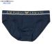  коробка нет Emporio Armani Brief брюки EMPORIO ARMANI мужской бренд талия Logo хлопок стрейч темно-синий 1206BE бесплатная доставка 
