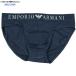  коробка нет Emporio Armani Brief брюки EMPORIO ARMANI мужской бренд талия Logo хлопок стрейч темно-синий 1206BE бесплатная доставка 