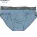  коробка нет Emporio Armani Brief брюки EMPORIO ARMANI мужской бренд талия Logo хлопок стрейч синий серый 1906BE бесплатная доставка 