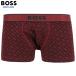  коробка нет BOSS боксеры Hugo Boss мужской бренд "B" Logo хлопок стрейч красный 0703BE бесплатная доставка 