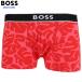  коробка нет BOSS боксеры Hugo Boss мужской бренд botanikaru принт хлопок стрейч красный 1203BE бесплатная доставка 