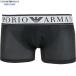  коробка нет Emporio Armani боксеры EMPORIO ARMANI мужской бренд талия Logo сетка стрейч чёрный 0307BE бесплатная доставка 