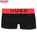  коробка нет HUGO боксеры Hugo Boss мужской бренд ICONIC цельный Logo хлопок стрейч чёрный 1203BE бесплатная доставка 