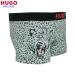  товар с некоторыми замечаниями HUGO боксеры Hugo Boss мужской бренд INDIVIDUAL Tiger принт хлопок стрейч зеленый 1203BE бесплатная доставка 