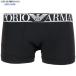  коробка нет Emporio Armani боксеры EMPORIO ARMANI мужской бренд талия Logo soft mo Dahl чёрный 1007BE бесплатная доставка 