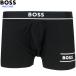  наружная коробка повреждение иметь BOSS / HUGO BOSS боксеры Hugo Boss мужской нижнее белье бренд модный "BOSS" Logo хлопок стрейч чёрный 040724 бесплатная доставка 