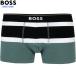  есть перевод специальная цена BOSS / HUGO BOSS боксеры Hugo Boss мужской нижнее белье бренд модный окантовка хлопок стрейч зеленый 040724 бесплатная доставка 