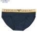  коробка нет Emporio Armani Brief брюки EMPORIO ARMANI мужской нижнее белье бренд модный талия Logo хлопок стрейч темно-синий 190724