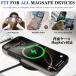 iPhone18Pro �P�[�X �����^ ���̓}�O�l�b�g 2in1 �J�[�h���[ Magsafe�Ή� iPhone Duo iPhone17 17e 16e 17Pro Max �J�o�[ ���U�[ �X�}�z�X�^���h 5�F �֘A�摜3