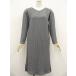  шоколад fine low bchocol raffine robe... длинный длина топ One-piece + трикотажный джемпер с длинным рукавом вязаный 2 позиций комплект F серый .