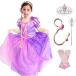 lapntseru платье ребенок костюмы роскошный 5 позиций комплект ( Princess платье, с цветами парик, перчатка, Tiara, палка ) S M L CREDIBLE