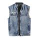  мужской Denim лучший Rider's без рукавов лучший джинсовый жакет G Jean накладывающийся надеты casual лучший жилет choki безрукавка жакет 