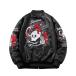  Japanese sovenir jacket милитари жакет вышивка мужской внешний .. рисунок демон Zip длинный рукав осень-зима одежда короткий . защита от ветра холод Yokosuka блузон 