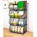  щель место хранения кухня подставка 4 уровень тонкий тонкий подставка стальная стойка регулировка полки 4 уровень модный овощи держатель цвет 5 кухня держатель 