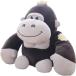  Gorilla мягкая игрушка 35cm.. посылка . игрушка симпатичный моти моти смех лицо .. серия зеленый orange черный шоколад ... высота эластичность 