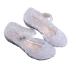  формальная обувь Kids девушки украшен блестками Kirakira low каблук Wedge каблук платье обувь Princess девочка ребенок обувь весна лето 