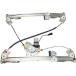 MGPRO Power Window Regulator Compatible with Crew Cab Pickup Rear Right Side 13436067