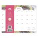 2023 Magnetic Refrigerator Calendar Wall Calendar Pad by Bright Day, 16 Month 8 x 10 Inch, Abstract Art (Justin Victoria)