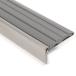  stair slip prevention made of stainless steel nonslip 35 width rubber tire filling type KGF516 P04( pale gray 