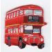  вышивка утюг нашивка ( London автобус )