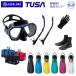  дайвинг легкое снаряжение 6 позиций комплект колено na маска Meister /va rio snorkel перчатка TUSA ботинки ласты SF0113 сетка акваланг TUSA