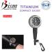 Bism Be izm дайвинг мера GP2410 titanium титан compact мера TITANIUM COMPACT GAUGE осталось датчик давления тяжелое оборудование 