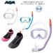  ограниченное количество специальная цена воздуховод "snorkel" морской обувь комплект AQA KZ-9072&KW-4472 женский для взрослых надежный сделано в Японии Vega свет &sami-V свет 