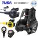  дайвинг TUSA комплект тяжелого оборудования 5 номер BCD BCJ0103B RS1103J SS20 SC0101J SC0102J
