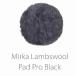 MIRKA Ram шерсть накладка Pro черный 150mm 1 упаковка (2 листов входит )/ Mill ka шерсть полировка 150Φ